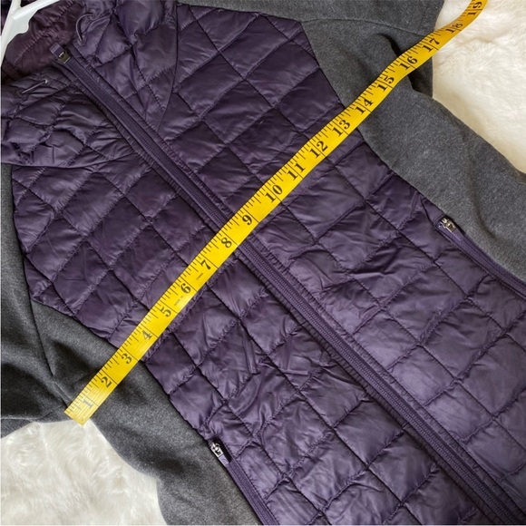 North‎ face endeavor thermoball quilted hybrid jacket grey/purple size small - Picture 13 of 13